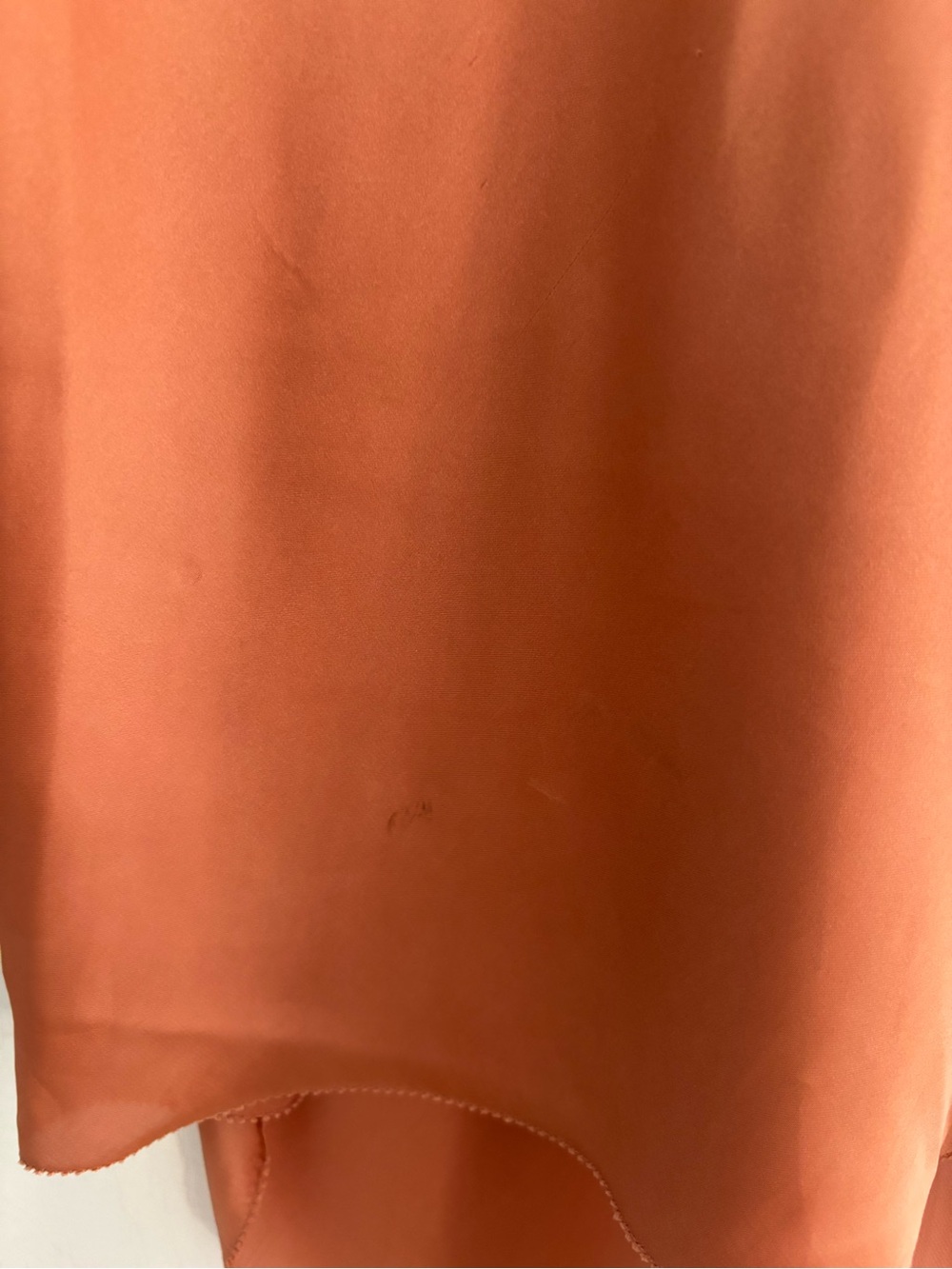 Womens Ruffle Cami Tank Top - Rust - Picture 2 of 3